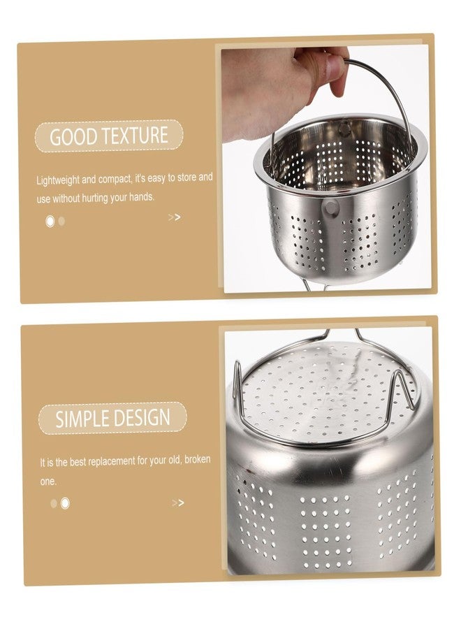UTHCLO Stainless Steel Steamer Basket 5.4 Inch Multi-Use Vegetable Food Steamer for Dumplings Rice Eggs Fish and More - Image 5
